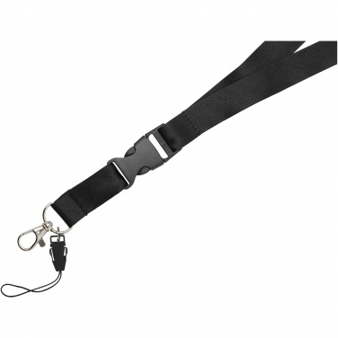 Logotrade Logogeschenke das Foto: Sagan Lanyard mit abnehmbarer Schnalle und Handyband