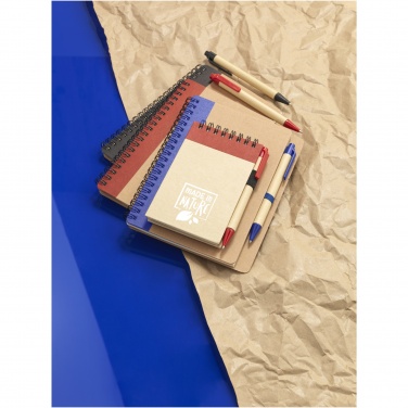 Logotrade Logogeschenke das Foto: Zuse A7 Recycling Notizblock mit Stift