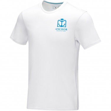 Logotrade Firmengeschenke das Foto: Azurite T-Shirt aus Bio-Baumwolle für Herren