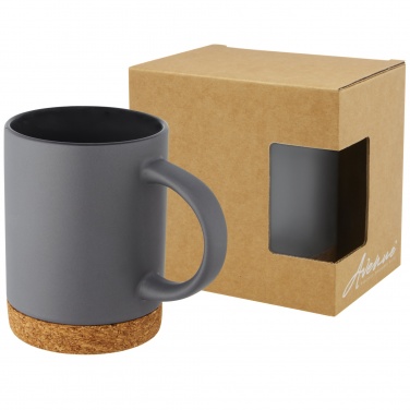 Logotrade werbemittel das Foto: Neiva 425 ml Keramiktasse mit Korkboden