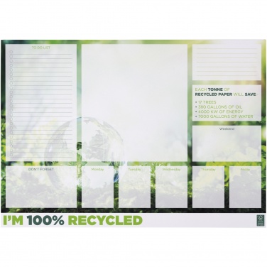 Logotrade Werbeartikel das Foto: Desk-Mate® A2 recycelter Notizblock
