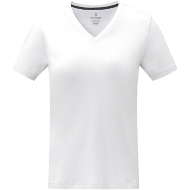 Logotrade Geschäftsgeschenke das Foto: Somoto T-Shirt mit V-Ausschnitt für Damen
