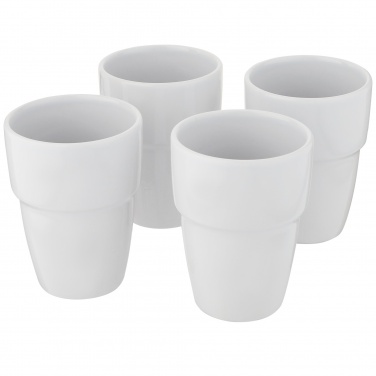 Logotrade Geschäftsgeschenke das Foto: Staki 4-teiliges Geschenkset aus stapelbaren 280 ml Bechern