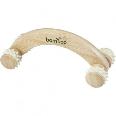 Logotrade Geschäftsgeschenke das Foto: Volu Massagegerät aus Bambus