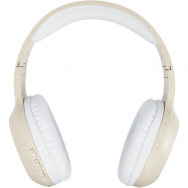 Logotrade Werbeartikel das Foto: Riff Weizenstroh-Bluetooth®-Kopfhörer mit Mikrofon