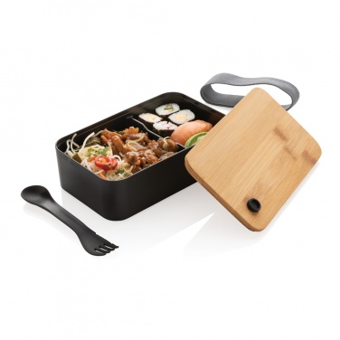 Logotrade Werbegeschenke das Foto: RCS RPP Lunchbox mit Bambusdeckel