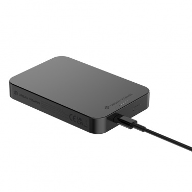 Logotrade Werbeartikel das Foto: Urban Vitamin Compton 10000mAh Powerbank aus RCS Plastik/Alu