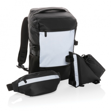 Logotrade Geschäftsgeschenke das Foto: High-Visibility Fahrradtasche mit Flaschenhalter