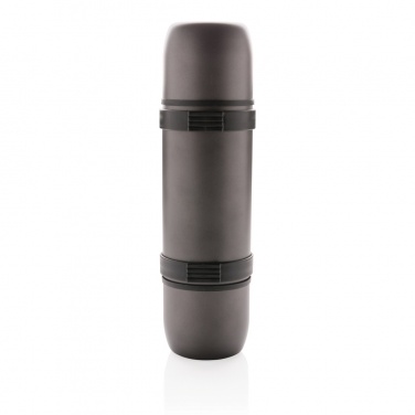 Logotrade Logogeschenke das Foto: Thermosflasche mit 2 Bechern