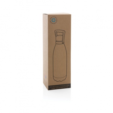 Logotrade werbemittel das Foto: Große Vakuumflasche aus RCS recyceltem Stainless-Steel 1,5L