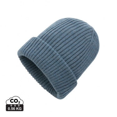 Logotrade Firmengeschenke das Foto: Impact AWARE™ Polylana® doppelt gestrickte Mütze