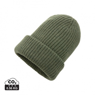 Logotrade Firmengeschenke das Foto: Impact AWARE™ Polylana® doppelt gestrickte Mütze