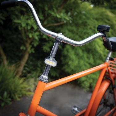 Logotrade Firmengeschenke das Foto: Lumino USB Fahrradlicht-Set aus RCS recyceltem Kunststoff
