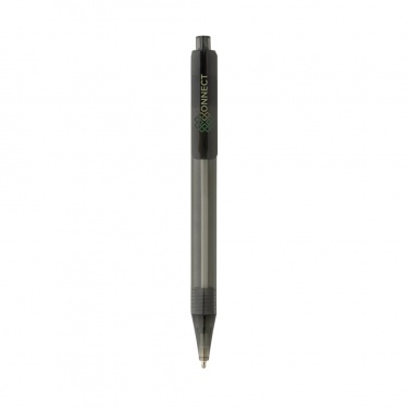 Logotrade Firmengeschenke das Foto: GRS rPET X8 transparenter Stift