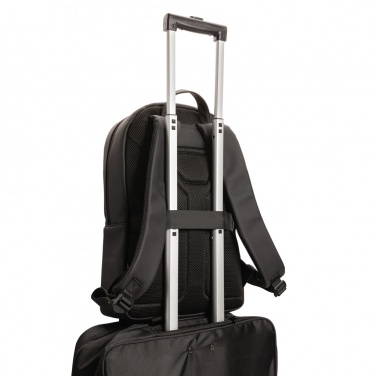 Logotrade werbemittel das Foto: Swiss Peak Deluxe PU Laptop-Rucksack, PVC-frei