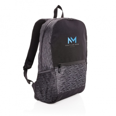 Logotrade Geschäftsgeschenke das Foto: Reflektierender RPET Laptop-Rucksack mit AWARE™ Tracer
