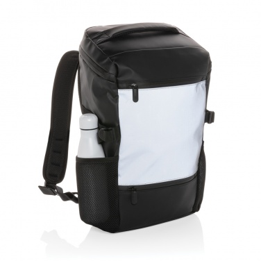 Logotrade Geschäftsgeschenke das Foto: PU-Easy-Access High-Visibility 15.6" Laptop-Rucksack