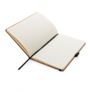 Logotrade Firmengeschenke das Foto: Kork Hardcover Notizbuch A5