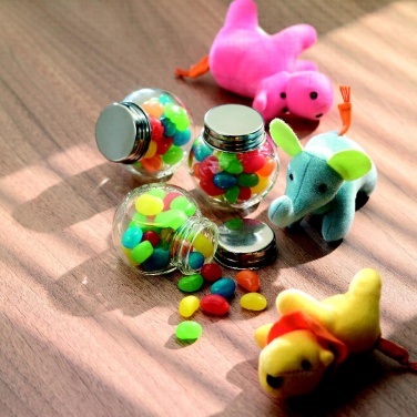 Logotrade Werbegeschenke das Foto: Geleebonbons im Glasspender