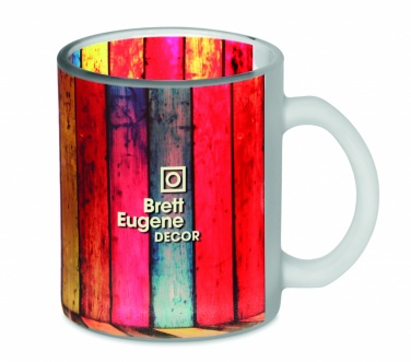 Logotrade werbemittel das Foto: Kaffeebecher aus Glas 300 ml