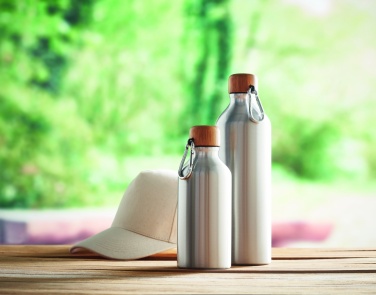 Logotrade Werbegeschenke das Foto: Trinkflasche Aluminium 400 ml