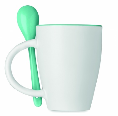 Logotrade Logogeschenke das Foto: Becher mit Löffel