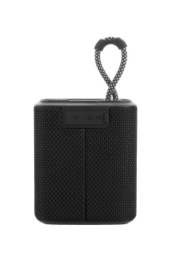 Logotrade Firmengeschenke das Foto: Wasserdichter Bluetooth-Lautsprecher HARDEOL Schwarzwolf