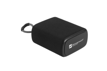 Logotrade werbemittel das Foto: Wasserdichter Bluetooth-Lautsprecher HARDEOL Schwarzwolf