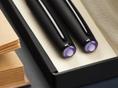 Logotrade Werbegeschenke das Foto: Schreibset mit Amethyststein 1288036