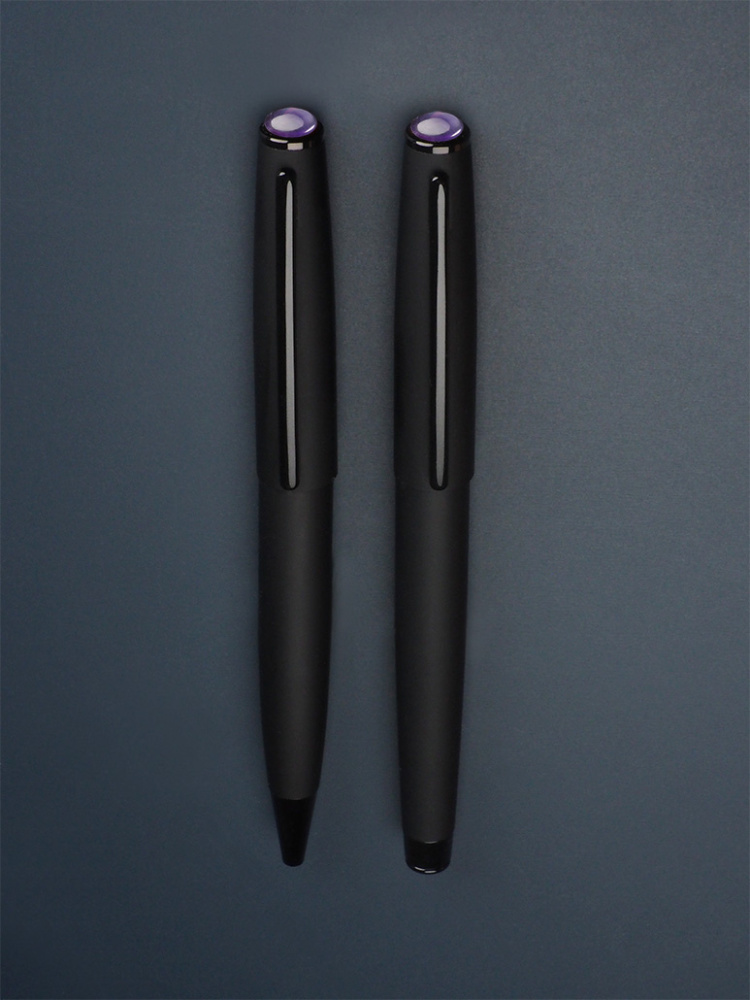 Logotrade werbemittel das Foto: Schreibset mit Amethyststein 1288036