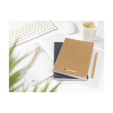 Logotrade Firmengeschenke das Foto: Papier-Notizbuch GRS Waschbarer Krafteinband A5