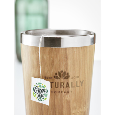 Logotrade Werbeartikel das Foto: Tokyo 450 ml Bambus Thermobecher