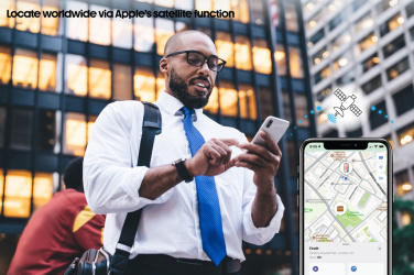 Logotrade Firmengeschenke das Foto: Findit RCS rABS wiederaufladbare Ultra-Thin Tracker-Karte