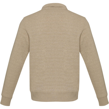 Logotrade Werbeartikel das Foto: Tin Aware™ Pullover mit Half-Zip Reißverschluss aus recyceltem Material Unisex