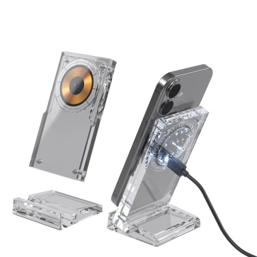 Logotrade Werbeartikel das Foto: Magcharge 15W magnetische Wireless-Charging-Stand