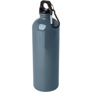 Logotrade Werbegeschenke das Foto: Oregon 750 ml RCS-zertifizierte, einwandige Trinkflasche aus Edelstahl mit Karabinerhaken