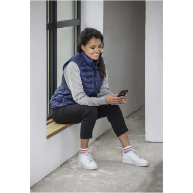 Logotrade Werbegeschenke das Foto: Pallas GRS recycelter wattierter Bodywarmer für Damen