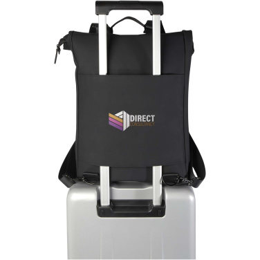 Logotrade Geschäftsgeschenke das Foto: Turner 15,6" GRS-recycelter Rolltop Laptop-Rucksack 12 L
