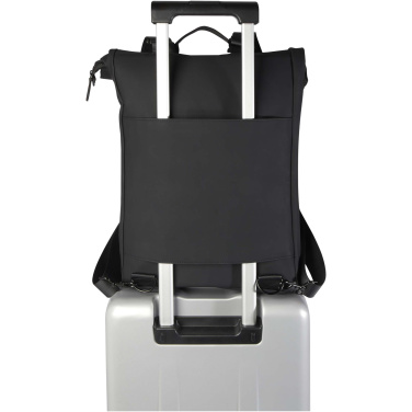 Logotrade Werbegeschenke das Foto: Turner 15,6" GRS-recycelter Rolltop Laptop-Rucksack 12 L