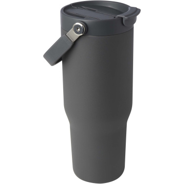 Logotrade Geschäftsgeschenke das Foto: Bronx 900 ml RCS-zertifizierter Kupfer-Vakuum Isolierbecher aus Edelstahl mit Doppelfunktionsdeckel