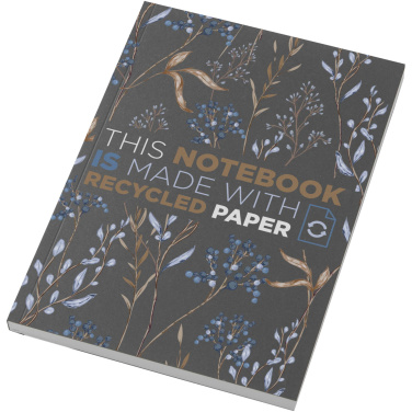 Logotrade Firmengeschenke das Foto: Novella Austen A5 Softcover Notizbuch aus Recyclingmaterial – 100 Blatt