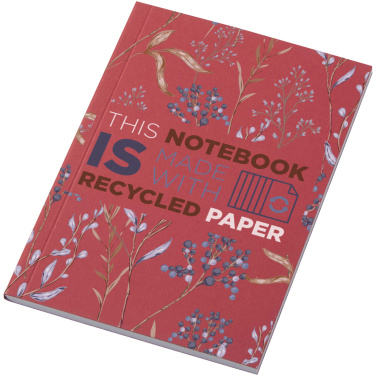 Logotrade Werbegeschenke das Foto: Novella Austen A6 Softcover Notizbuch aus Recyclingmaterial – 50 Blatt