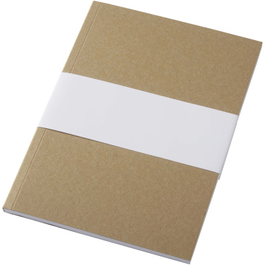 Logotrade werbemittel das Foto: Novella Austen A5 Softcover Notizbuch aus recyceltem Kraftpapier – 50 Blatt 