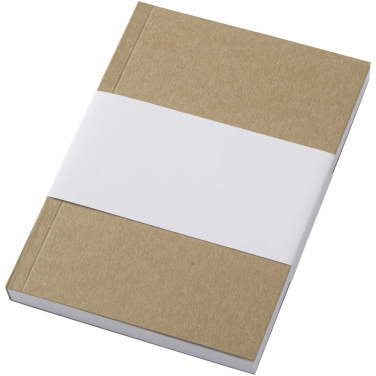 Logotrade Geschäftsgeschenke das Foto: Novella Austen A6 Softcover Notizbuch aus recyceltem Kraftpapier – 100 Blatt