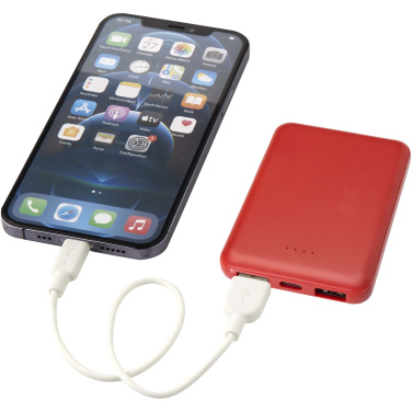 Logotrade Firmengeschenke das Foto: Asama 5000 mAh Typ-C Powerbank aus recyceltem Kunststoff