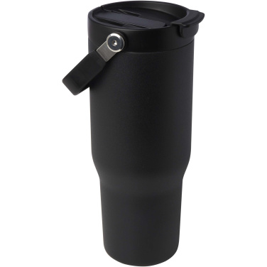 Logotrade Logogeschenke das Foto: Bronx 900 ml RCS-zertifizierter Kupfer-Vakuum Isolierbecher aus Edelstahl mit Doppelfunktionsdeckel