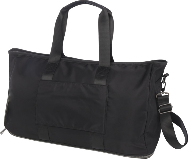 Logotrade Geschäftsgeschenke das Foto: Rhine erweiterbare Reisetasche aus recyceltem GRS-Material 35 L