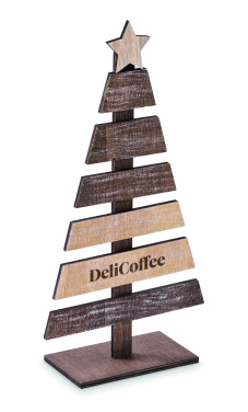 Logotrade Logogeschenke das Foto: Weihnachtsbaum aus Holz
