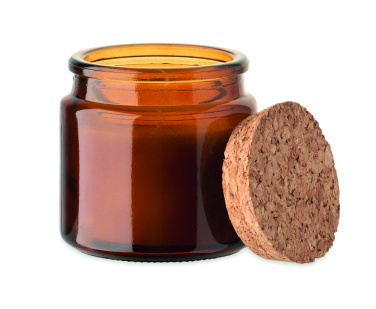 Logotrade Werbegeschenke das Foto: Kerze aus Pflanzenwachs 70g