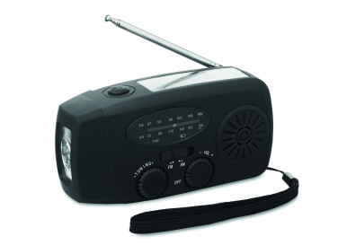 Logotrade Firmengeschenke das Foto: AM/FM Radio mit Taschenlampe